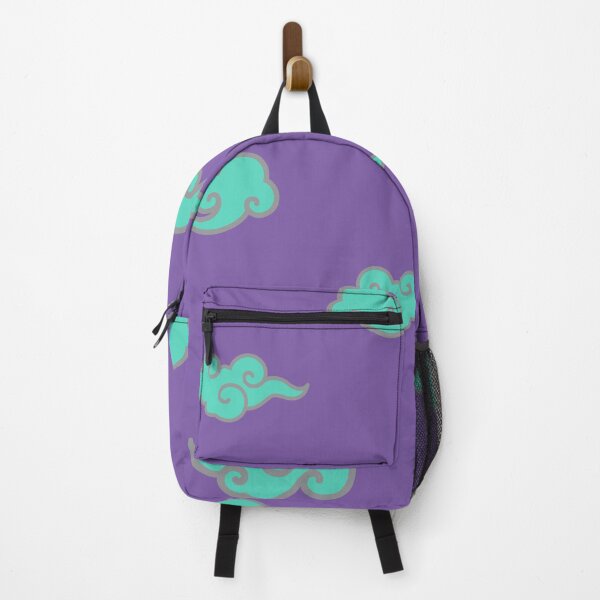Item preview, Japanese Nimbus Cloud - Turquoise Royal Purple - Cute Anime Style designed and sold by LudicrousFeed.