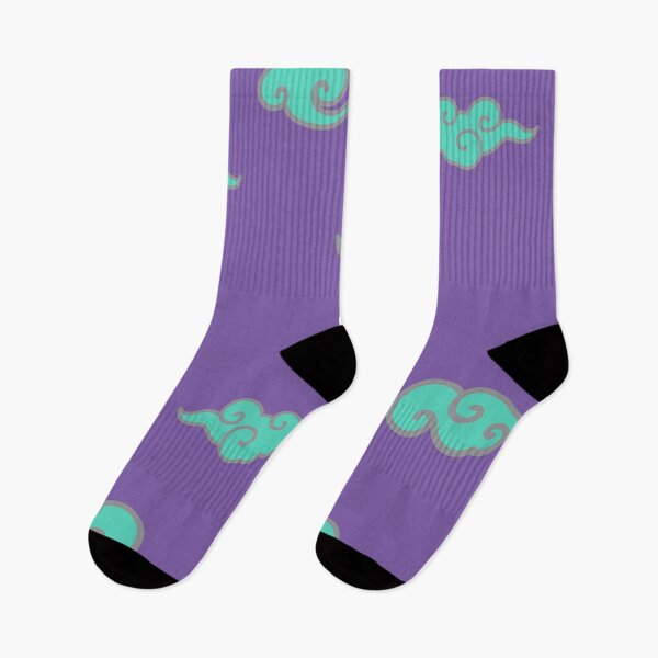 Item preview, Japanese Nimbus Cloud - Turquoise Royal Purple - Cute Anime Style designed and sold by LudicrousFeed.