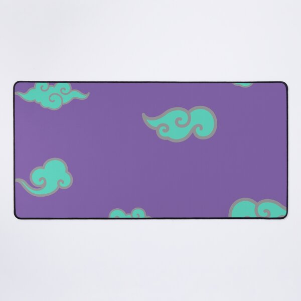 Item preview, Japanese Nimbus Cloud - Turquoise Royal Purple - Cute Anime Style designed and sold by LudicrousFeed.