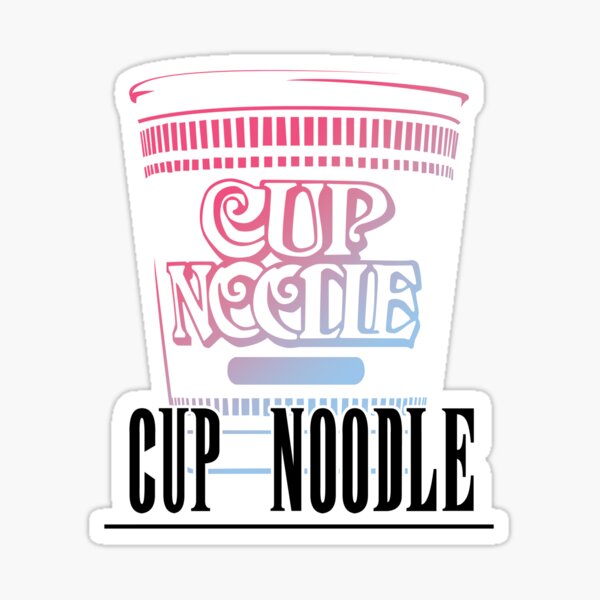 "Cup Noodle" Sticker by Aoloa Redbubble