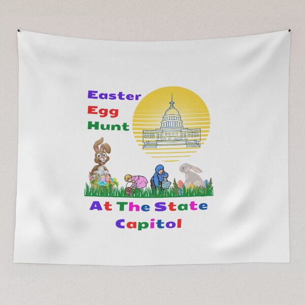 Item preview, Easter Egg Hunt At The State Capitol designed and sold by teewearstyle.