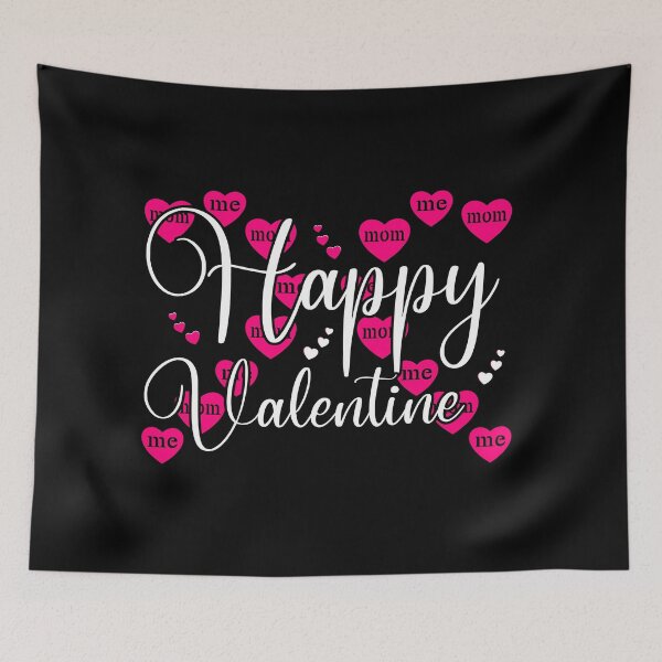 Item preview, Happy Valentine mom me black #1 designed and sold by Reang.