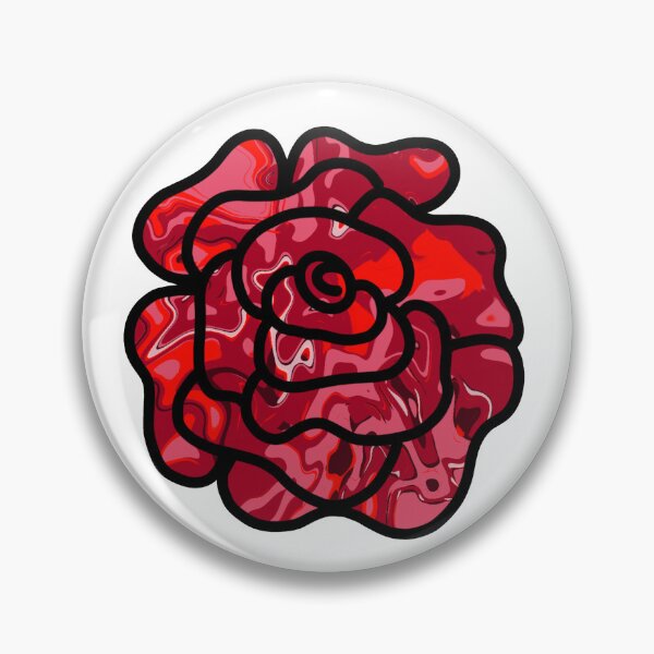 Item preview, Pour Paint Rose Red designed and sold by doodle-mittens.