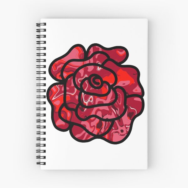Item preview, Pour Paint Rose Red designed and sold by doodle-mittens.