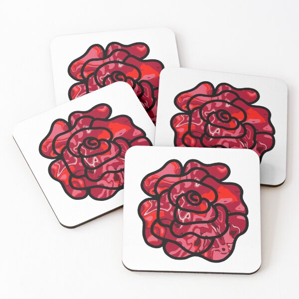 Artikelvorschau, Gießen Sie Farbe Rosenrot entworfen und verkauft von doodle-mittens.