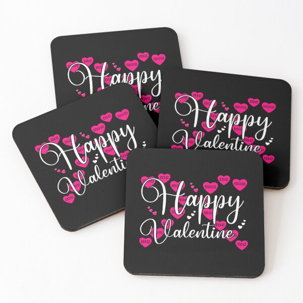 Item preview, Happy Valentine mom me black #1 designed and sold by Reang.