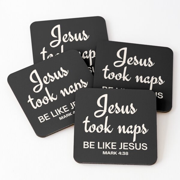 Item preview, Jesus Took Naps Be Like Jesus Mark 4:38 Funny Jesus Quotes  designed and sold by chetan786.