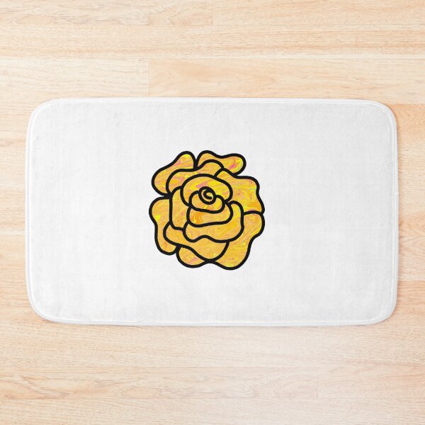 Item preview, Pour Paint Rose Yellow designed and sold by doodle-mittens.