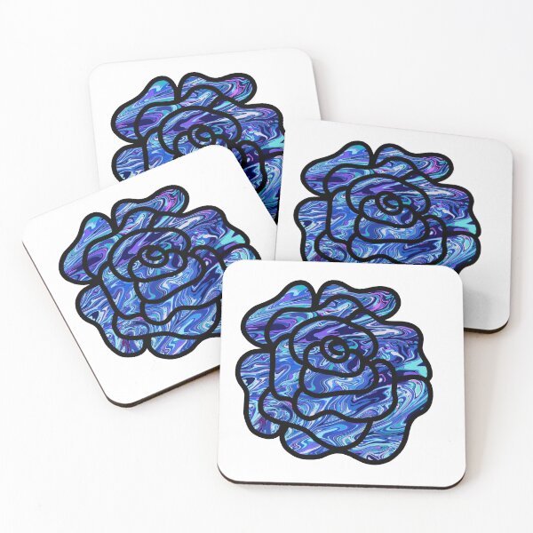 Artikelvorschau, Gießen Sie Farbe Rose Blue entworfen und verkauft von doodle-mittens.
