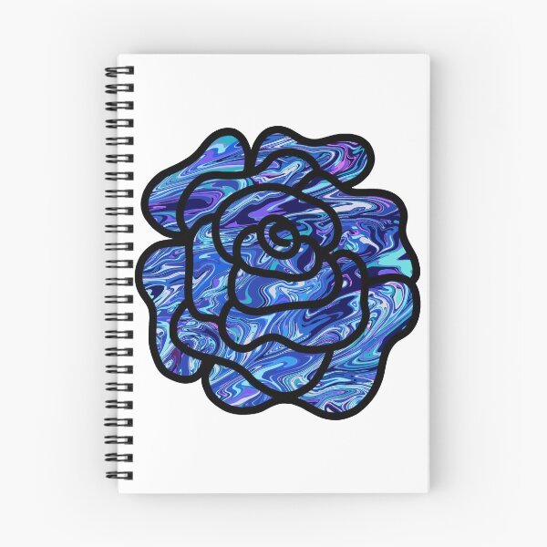 Item preview, Pour Paint Rose Blue designed and sold by doodle-mittens.