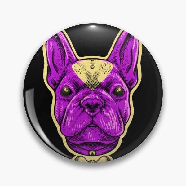 Item preview, Dog design with psychedelic color designed and sold by wedholgembes.