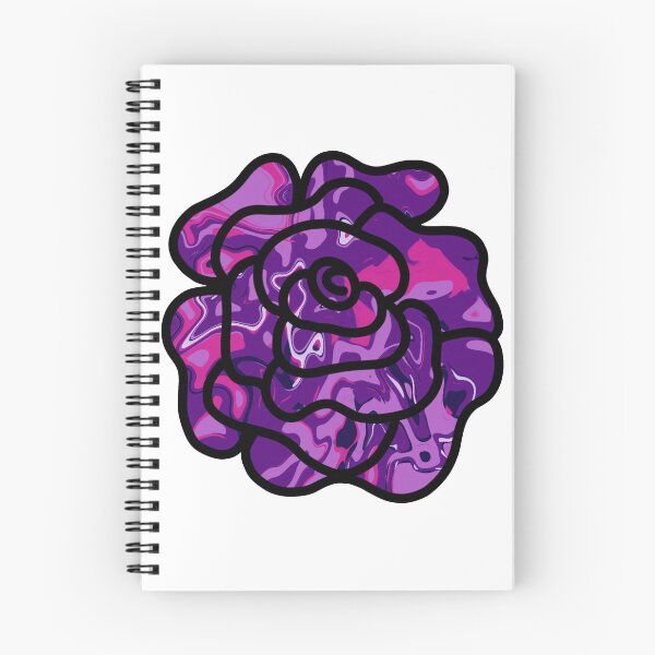 Item preview, Pour Paint Rose Purple designed and sold by doodle-mittens.