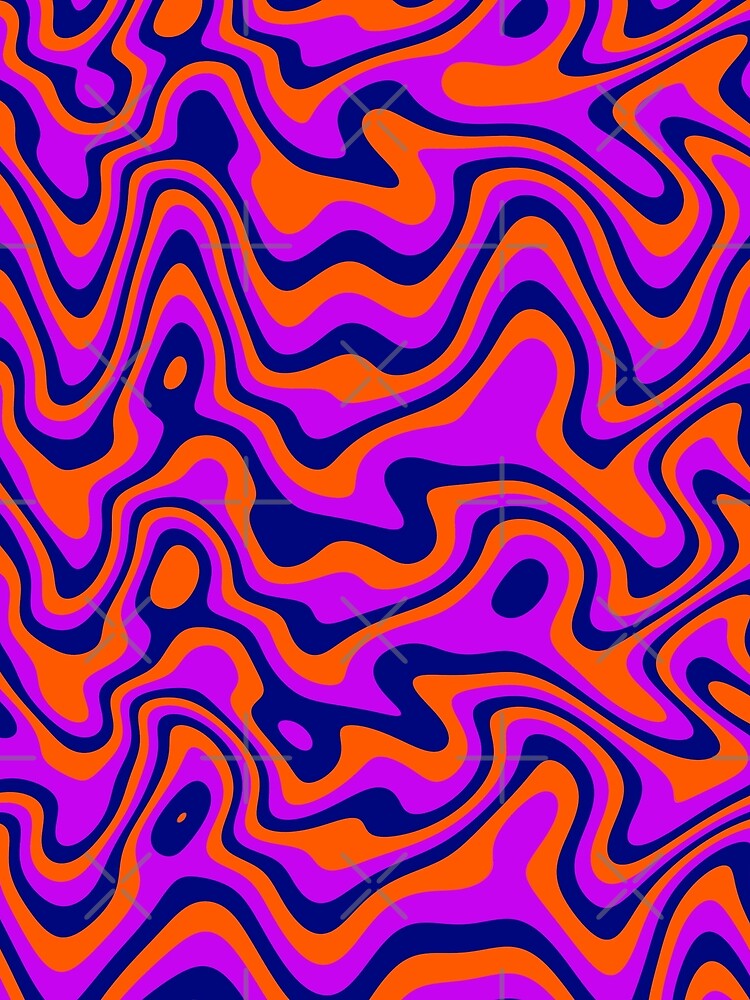 Trippy Liquid Melted Pattern Abstract 3 by that5280lady