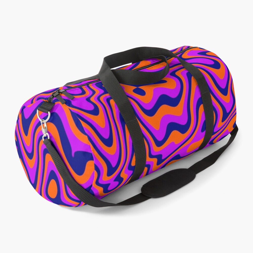 Trippy Liquid Melted Pattern Abstract 3 Duffle Bag