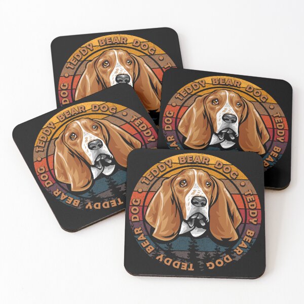Item preview, Teddy bear dog face distressed sunset retro dog face design style 3 designed and sold by SamRVstore.