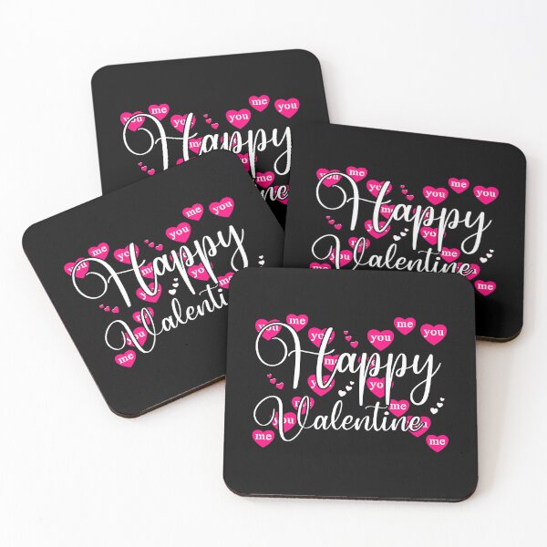 Item preview, Happy Valentine you me black #1 designed and sold by Reang.