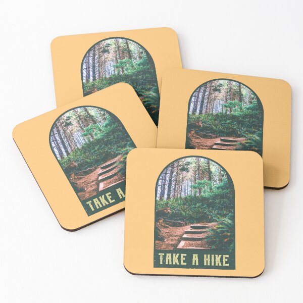 Item preview, Take a Hike-Stairs in the Forest-PNW Nature designed and sold by anthonylonder.