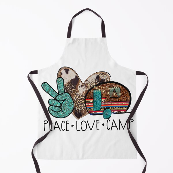 Item preview, Peace, Love, Camp Floral and Leopard Print designed and sold by andieartco.