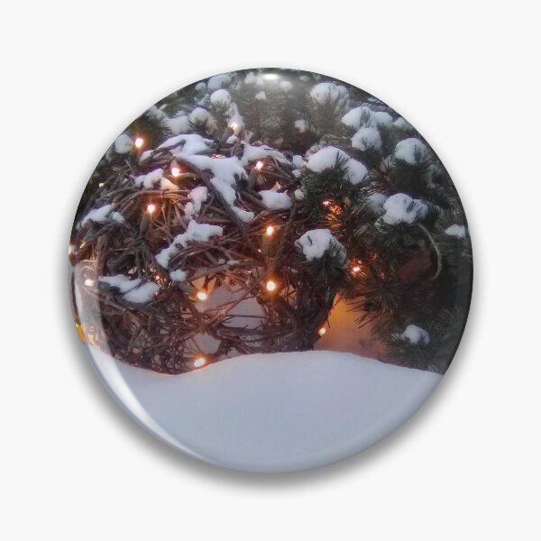 Item preview, Lit Up Ball In The Snow designed and sold by Cora Gregory.