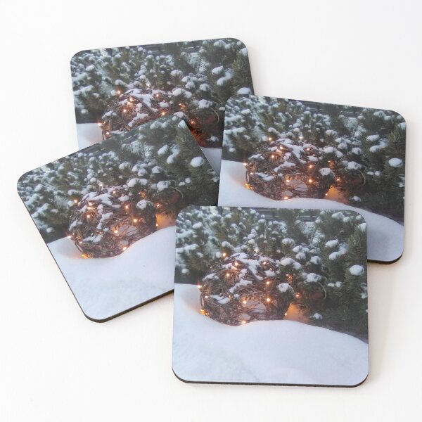 Item preview, Lit Up Ball In The Snow designed and sold by Cora Gregory.