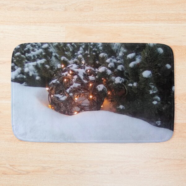Item preview, Lit Up Ball In The Snow designed and sold by Cora Gregory.
