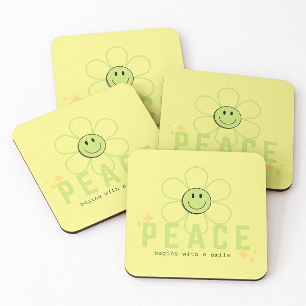Item preview, Peace begins with a smile | Happiness, Positivity, Smiley Face designed and sold by Colorful-Inspo.
