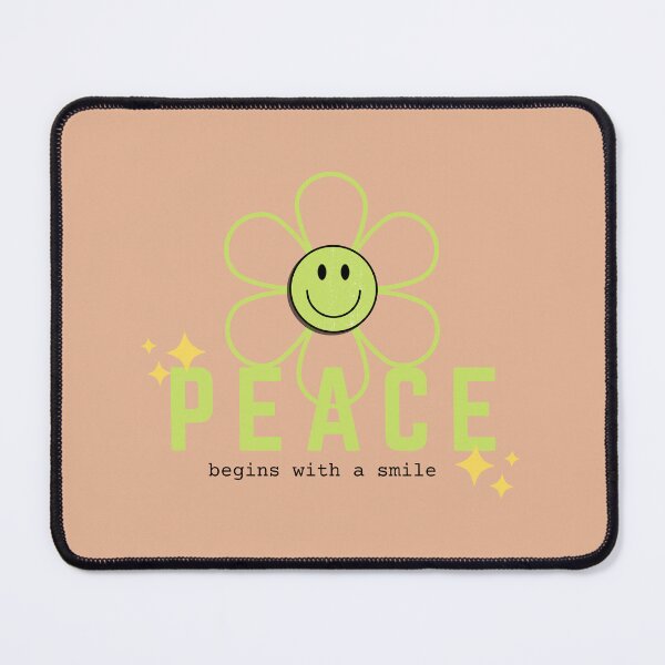 Item preview, Peace begins with a smile | Happiness, Positivity, Smiley Face designed and sold by Colorful-Inspo.