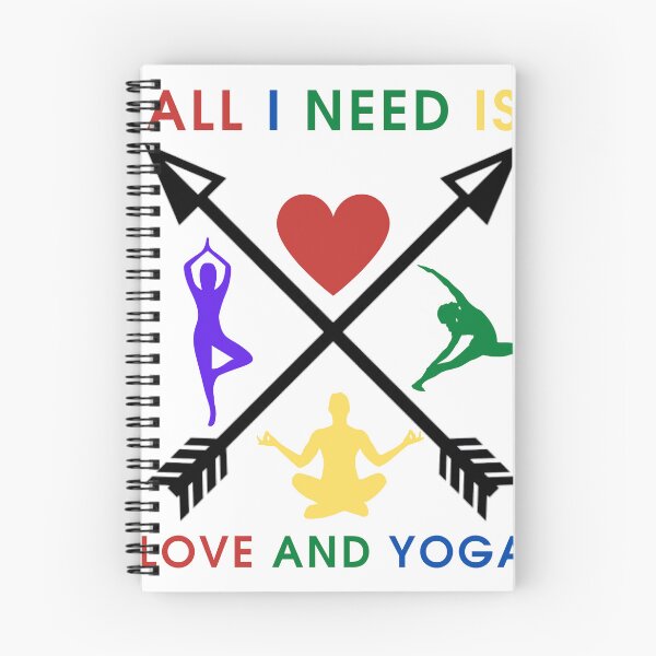 Aperçu de l'œuvre Tout ce dont j'ai besoin c'est de l'Amour et du Yoga créée et vendue par RoHFF.