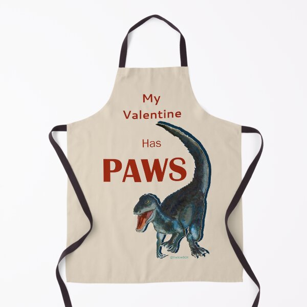 Item preview, My Valentine Has Paws - Yellowbox ink painting designed and sold by twyellowbox.