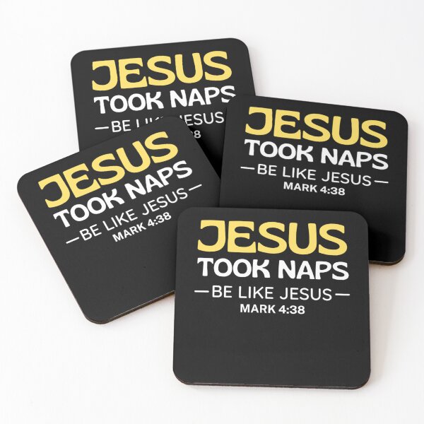 Item preview, Jesus Took Naps Be Like Jesus Mark 4:38 Funny Jesus Quotes  designed and sold by chetan786.