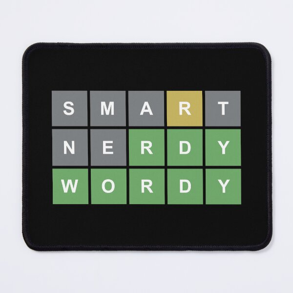 Item preview, Wordle - Smart, Nerdy, Wordy designed and sold by Niche Nerd.