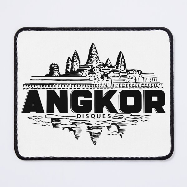 Item preview, Angkor Disques Old Cambodian Record Label from Phnom Penh Angkor Wat designed and sold by RetroBasketball.