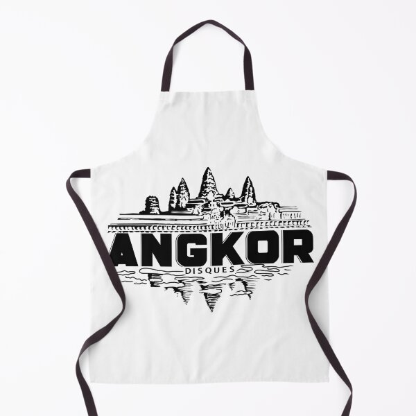 Item preview, Angkor Disques Old Cambodian Record Label from Phnom Penh Angkor Wat designed and sold by RetroBasketball.