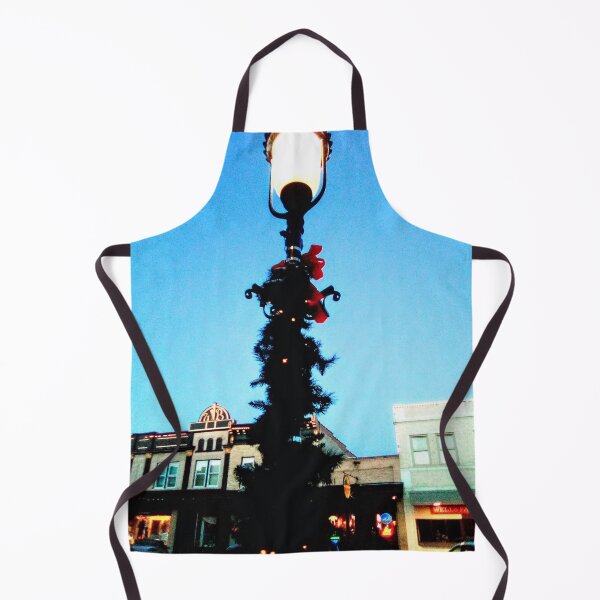Item preview, Lit LampPost Covered In Garland designed and sold by Cora Gregory.