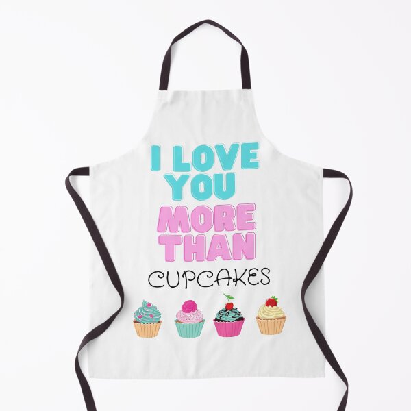 Item preview, Cute Pink and Blue Cupcake Love designed and sold by MochaMeli.