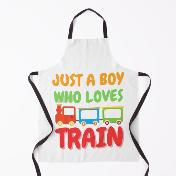 Item preview, Just A Boy Who Loves Train designed and sold by SweetAndSpice.