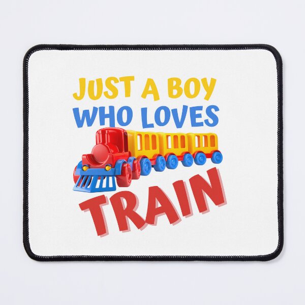 Item preview, Just A Boy Who Loves Train designed and sold by SweetAndSpice.