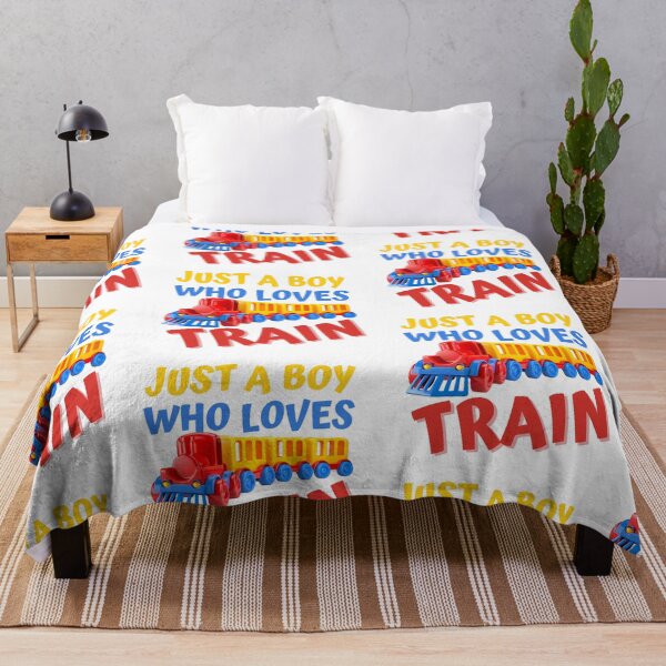 Item preview, Just A Boy Who Loves Train designed and sold by SweetAndSpice.