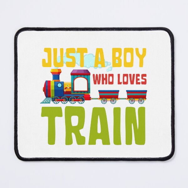Item preview, Just A Boy Who Loves Train designed and sold by SweetAndSpice.