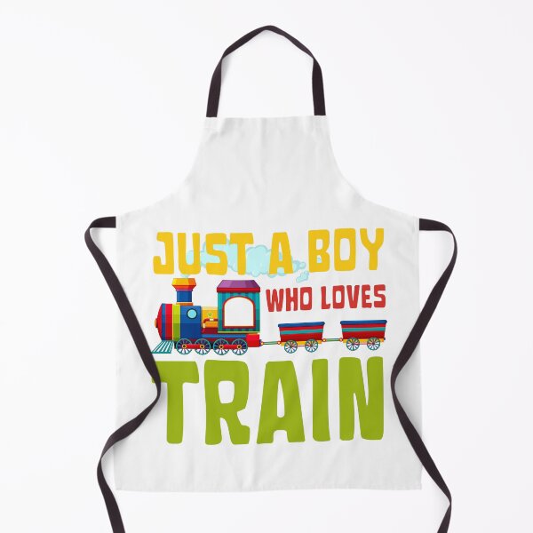 Item preview, Just A Boy Who Loves Train designed and sold by SweetAndSpice.