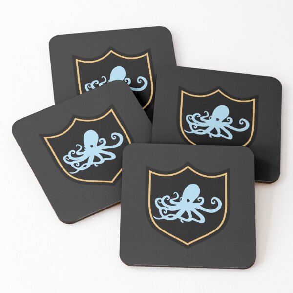 Item preview, Blue Medieval Octopus Sigil designed and sold by Chubuter.