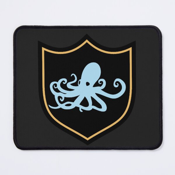 Item preview, Blue Medieval Octopus Sigil designed and sold by Chubuter.