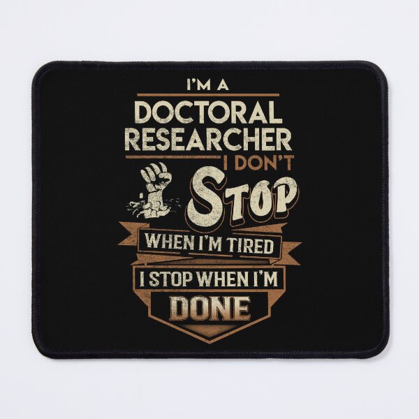 Item preview, Doctoral Researcher T Shirt - I Stop When Done Job Gift Item Tee designed and sold by natalinedk.