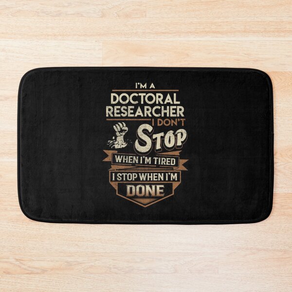 Item preview, Doctoral Researcher T Shirt - I Stop When Done Job Gift Item Tee designed and sold by natalinedk.