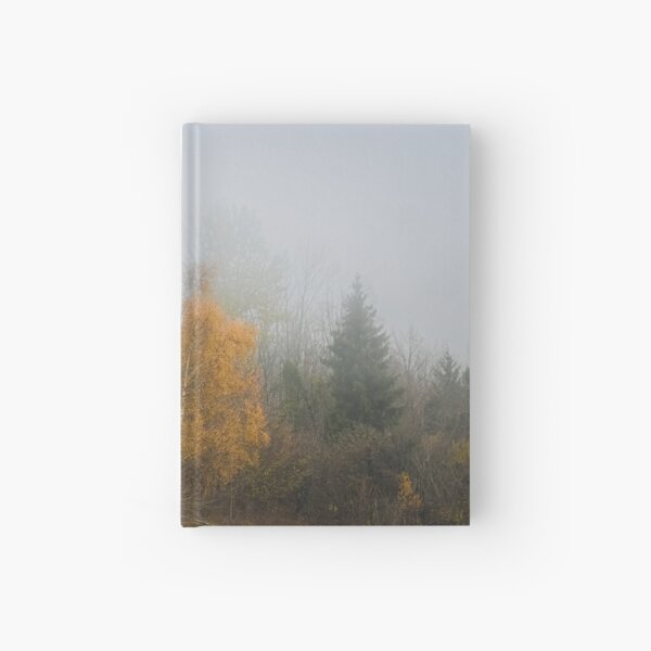 Fog in the woods Hardcover Journal