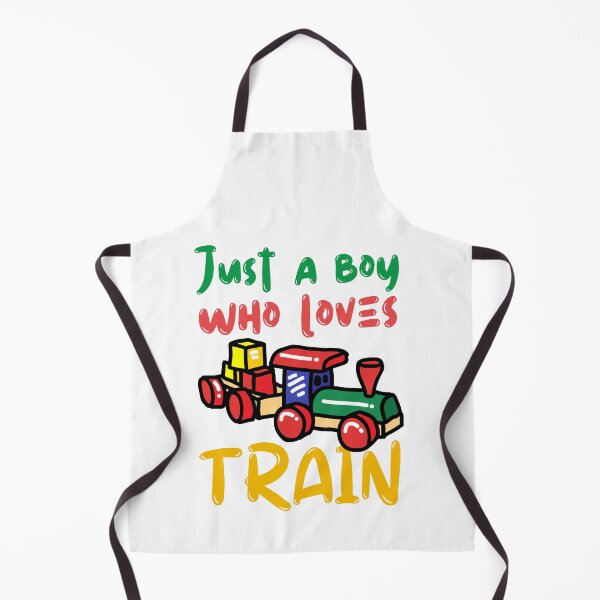 Item preview, Just A Boy Who Loves Train designed and sold by SweetAndSpice.