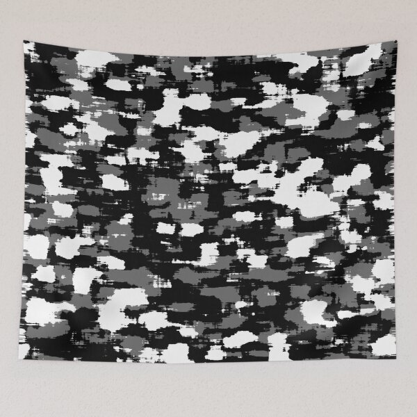 Item preview, Black and white painting Camouflage designed and sold by Tshirtstory.