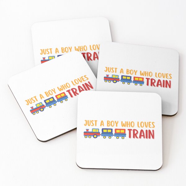 Item preview, Just A Boy Who Loves Train designed and sold by SweetAndSpice.