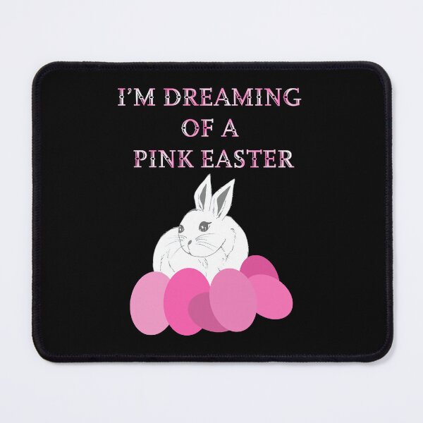 Item preview, Pink Easter eggs and pink Easter Bunny designed and sold by Artstastic.