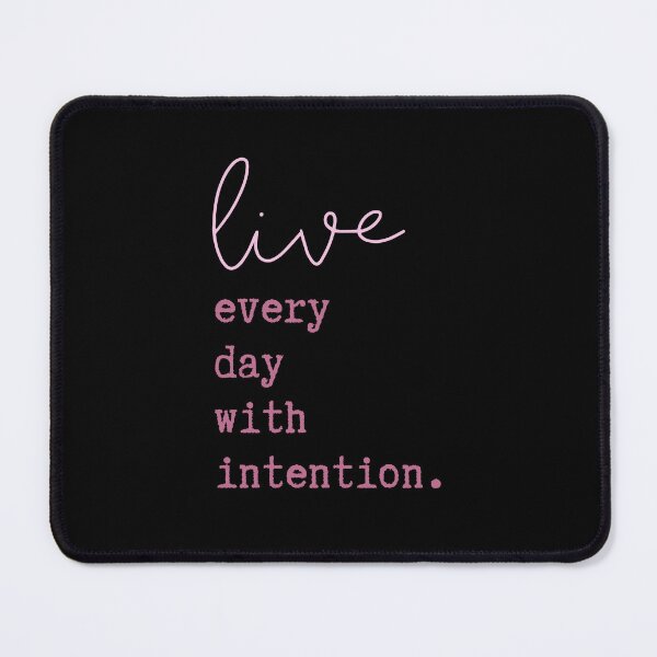 Item preview, live every day with intention.  designed and sold by successmom.
